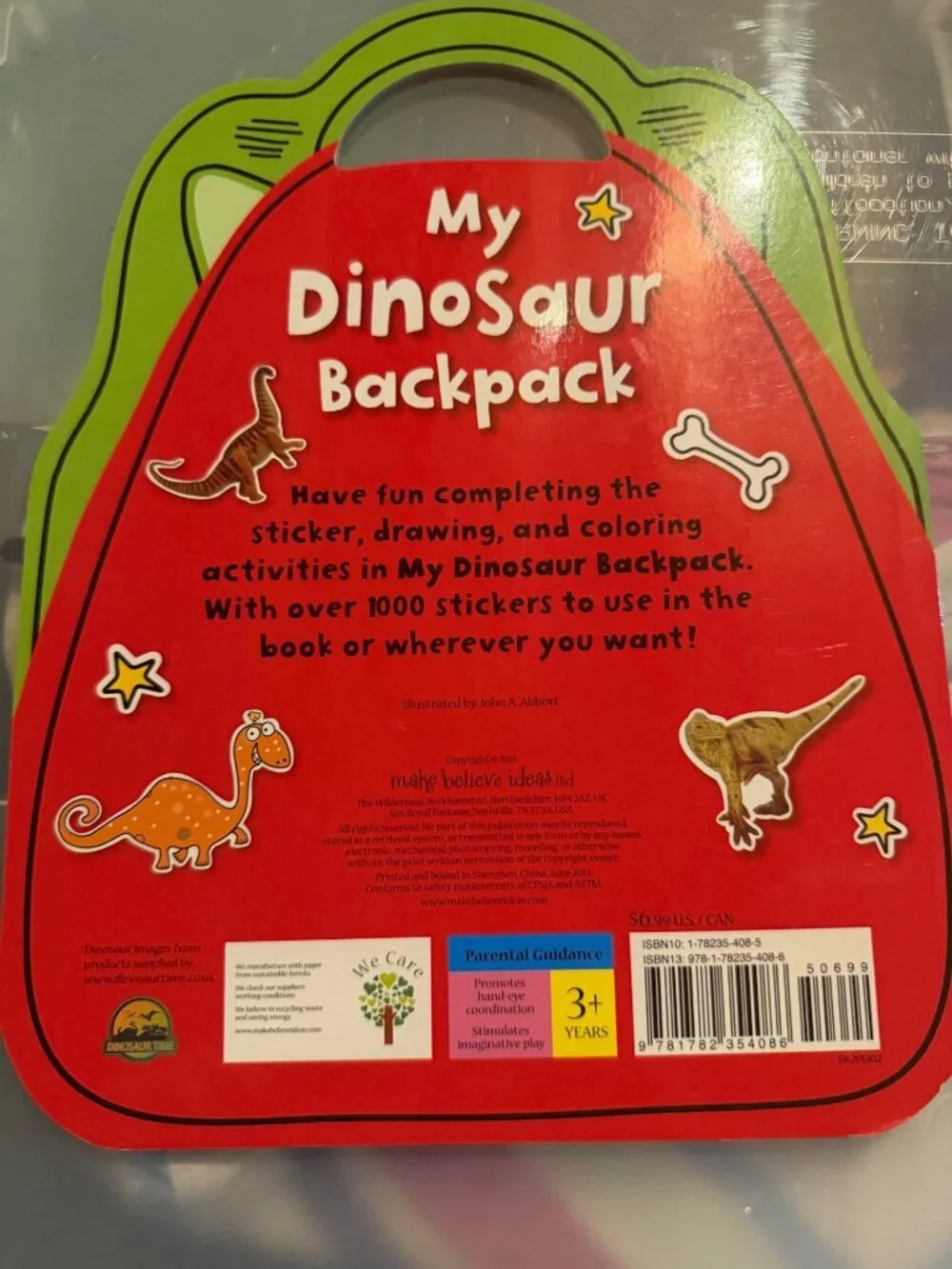 NEW dinosaur activity book
